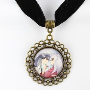 Inuyasha Anime Dome Glass Shocker Necklace